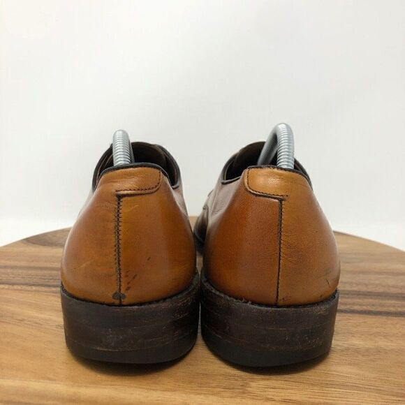 Allen Edmonds Bond Street Men’s Cap-Toe Leather Oxfords Size 11.5 AAA Walnut